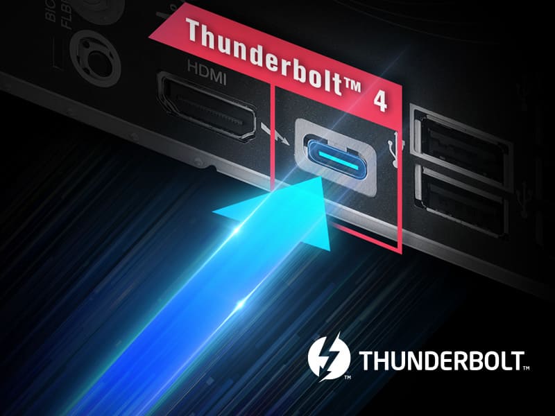 Thunderbolt™ 4/USB4 